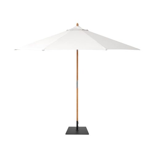 Capri Outdoor Umbrella With Base, Canvas - Sundays CompanyOUT - YB - 005 - 034